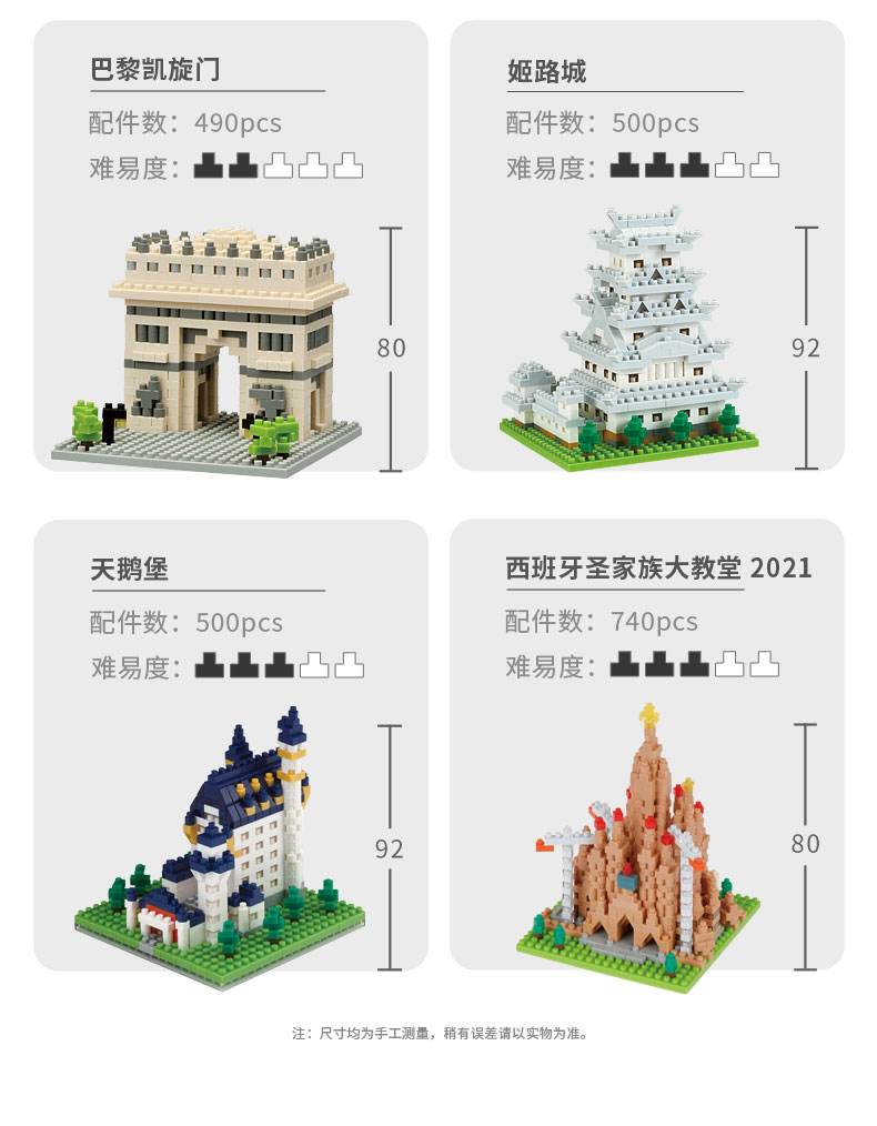 Maqueta construcciones emblemáticas nanoblock 3