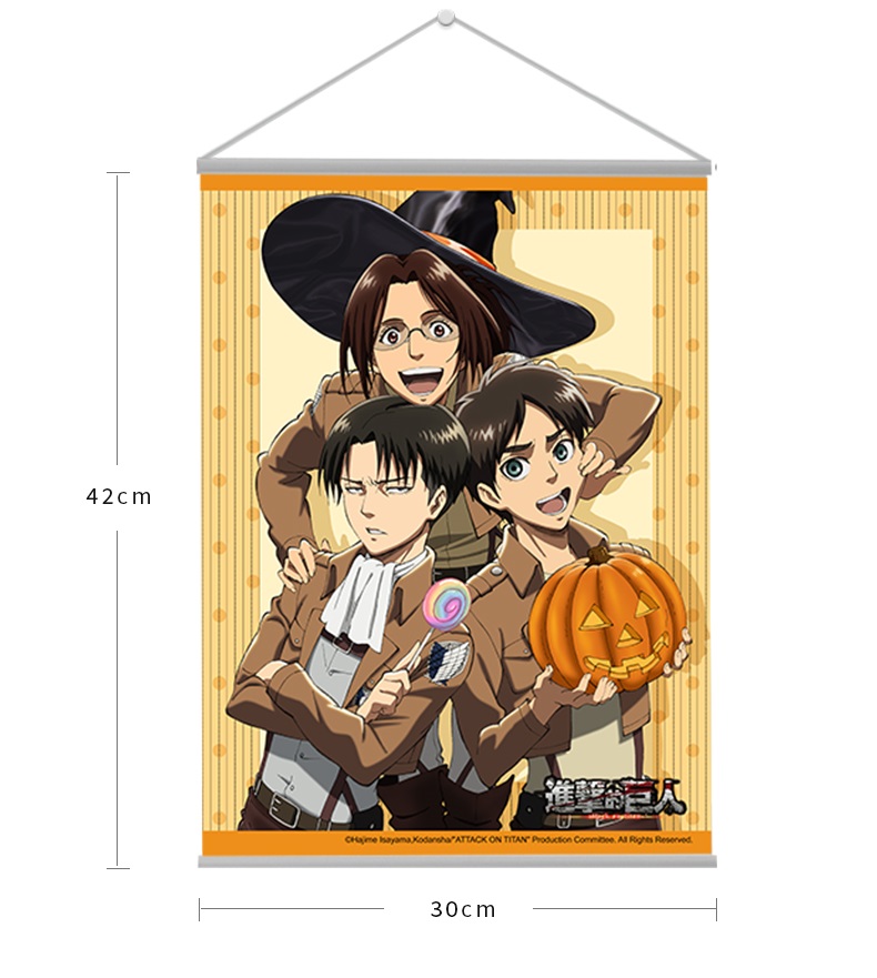 Póster de tela de Levi de Ataque a los Titanes modelo A