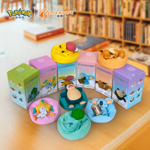 Figuras de Pokémon durmiendo