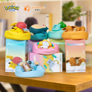 Figuras de Pokémon durmiendo