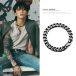 Pulsera de titanio de Jung Kook BTS Pulsera de titanio de Jung Kook BTS