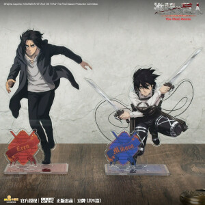 Standee acrílico oficial de Ataque a los Titanes 3