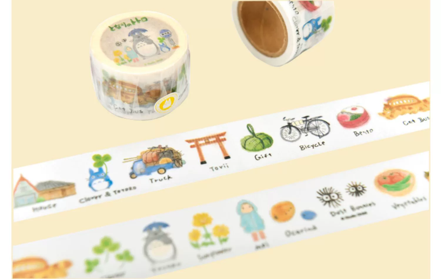 Conjunto papelería Totoro y Chihiro Estudios Ghibli 3