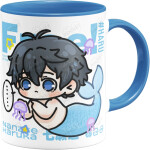 Taza azul inspirada en Haruka Nanase de Free! 1 Taza azul inspirada en Haruka Nanase de Free! 1