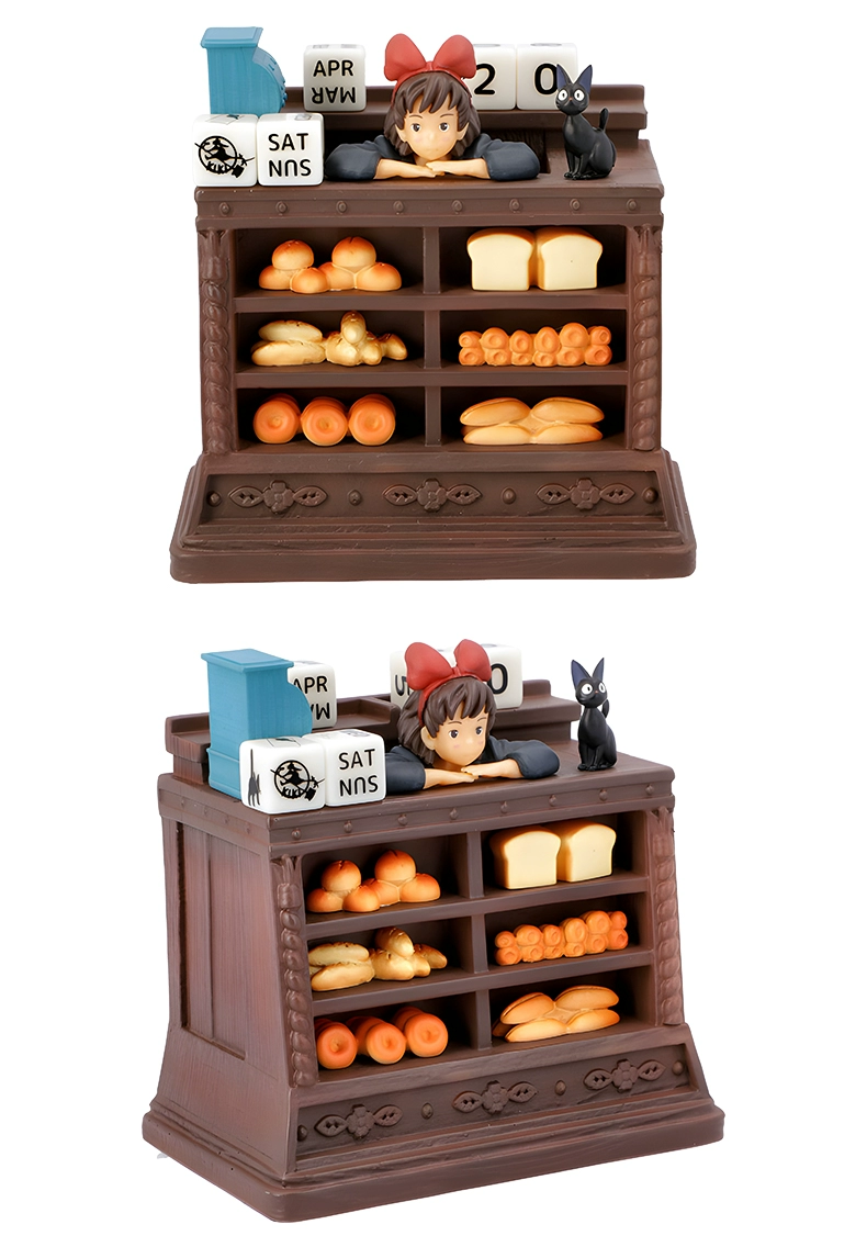 Figura calendario perpetuo de Totoro, Chihiro o Kiki de Studios Ghibli 6