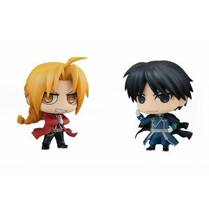 Figura chibi Edward y coronel Mustang - Fullmetal Alchemist