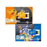 Tarjeta DiM de Agumon y Gabumon - Digimon