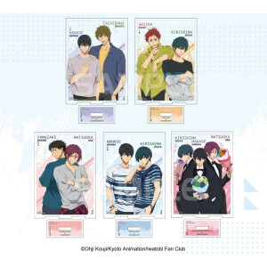 Standee oficial protagonistas de Free! en parejas