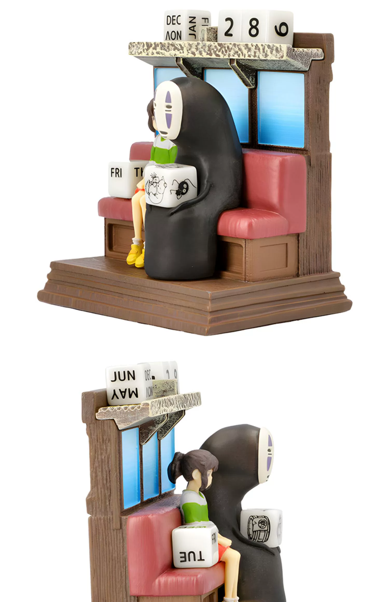 Figura calendario perpetuo de Totoro, Chihiro o Kiki de Studios Ghibli 11