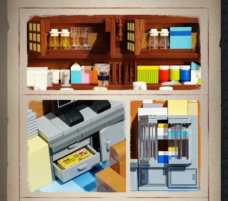 Maqueta Agencia de detectives Mori y Café Poirot de Detective Conan 1