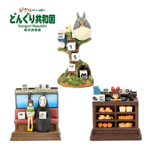 Figura calendario perpetuo de Totoro, Chihiro o Kiki - Studios Ghibli
