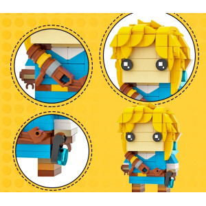 Figura de bloques de Link de Zelda BOTW 2