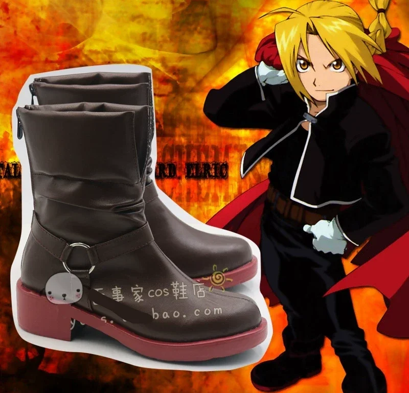 Botas cosplay Edward Elric de Fullmetal Alchemist
