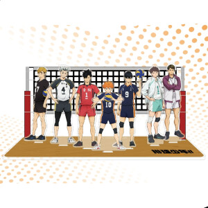 Standee acrílico oficial de Haikyuu!! - Pista de voleibol