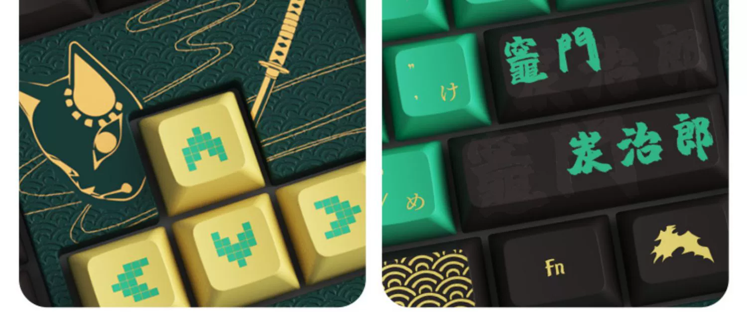 Teclado retroiluminado gaming de Demon Slayer de Kimetsu no Yaiba 7