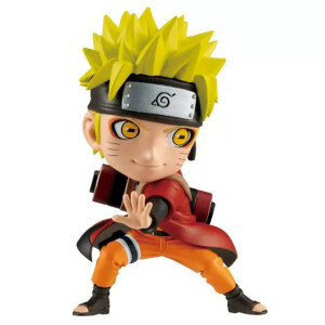 Colección completa 5 figuras de Naruto Chibi Masters - Bandai