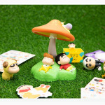 Lámpara de noche Shinchan y Himawari durmiendo de Crayon Shinchan 3