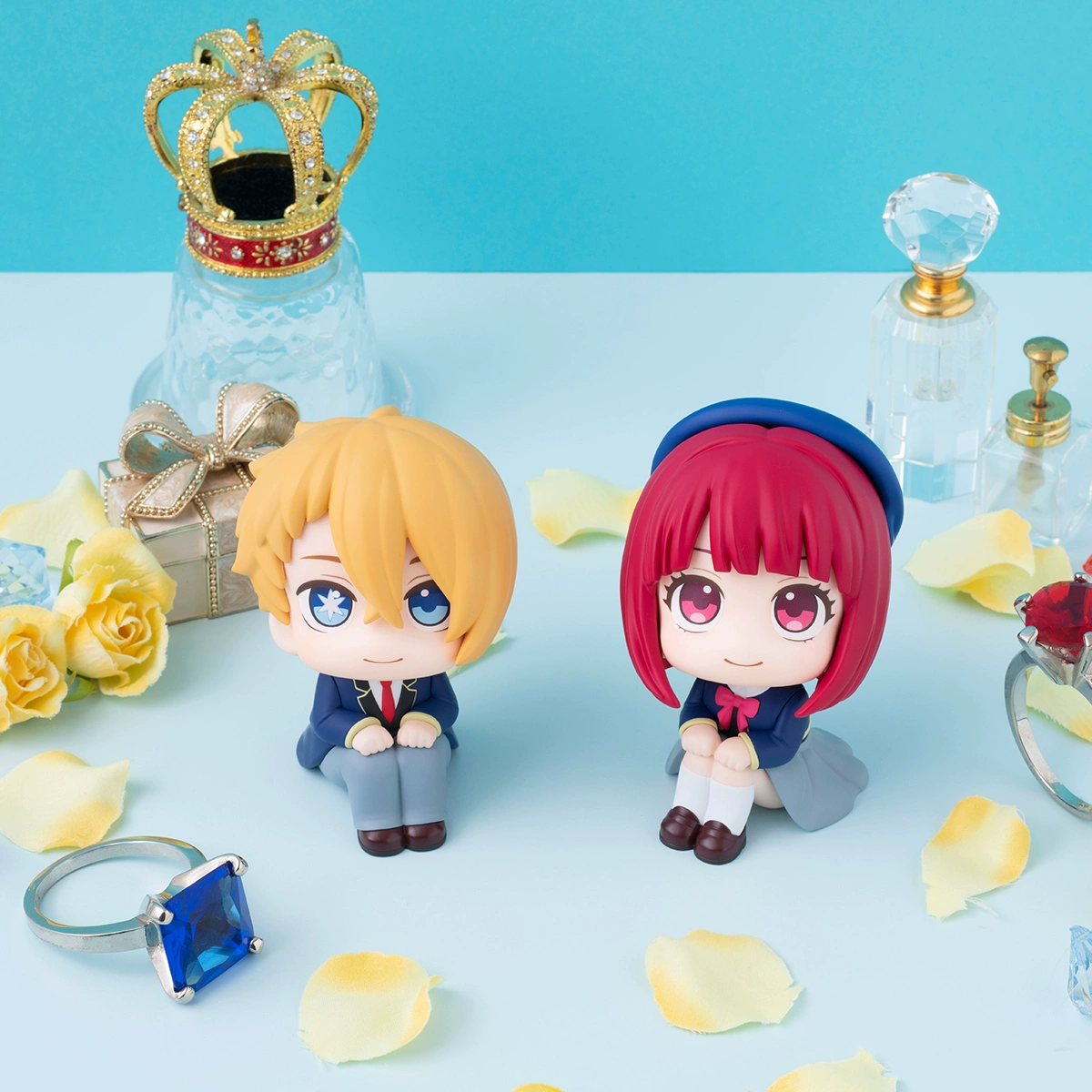 Figura chibi LookUp de Aquamarine Hoshino y Kana Arima de Oshi no Ko 3