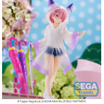 Figura Ram con chubasquero de Re:zero Luminasta Figura Ram con chubasquero de Re:zero Luminasta