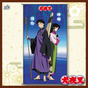 Póster tela oficial de Miroku y Sango - Inuyasha