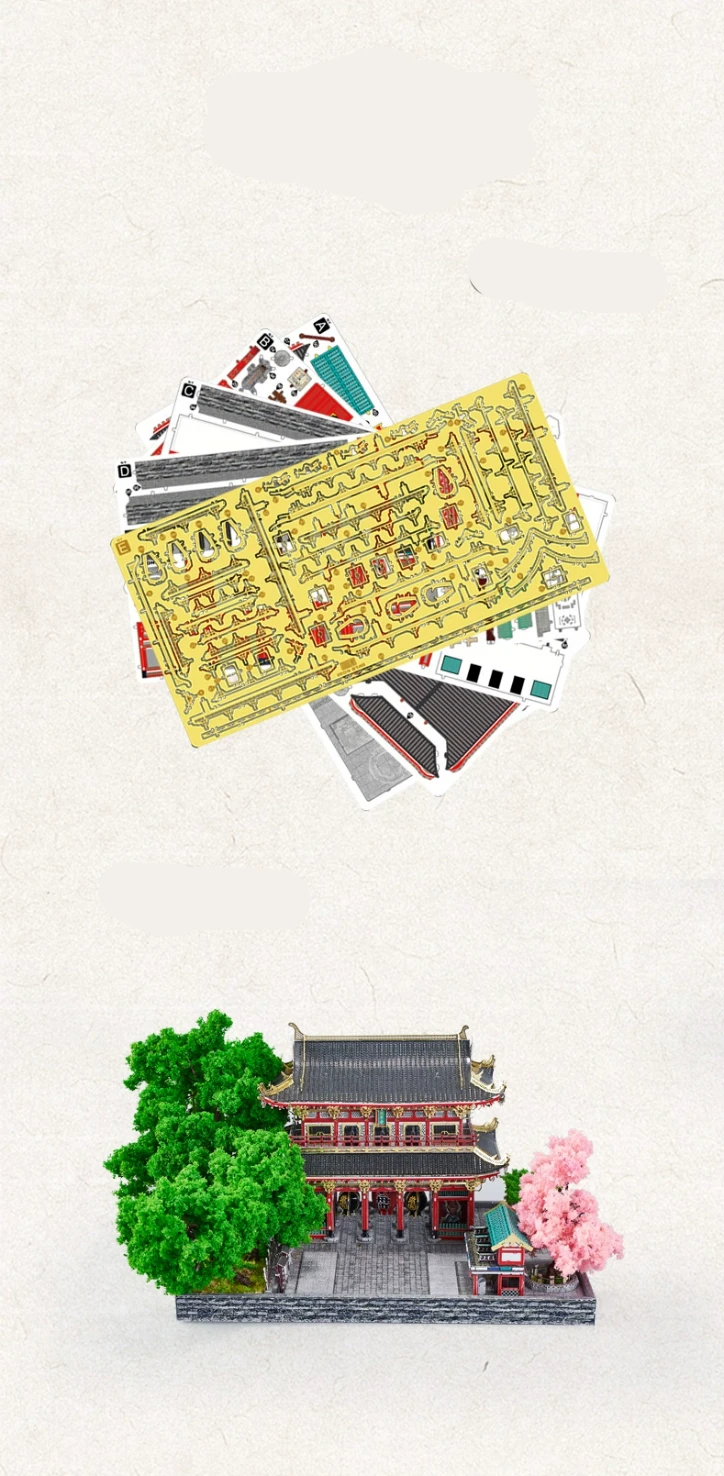 Maqueta 3D del Templo Senso-ji de Asakusa de Tokio 5