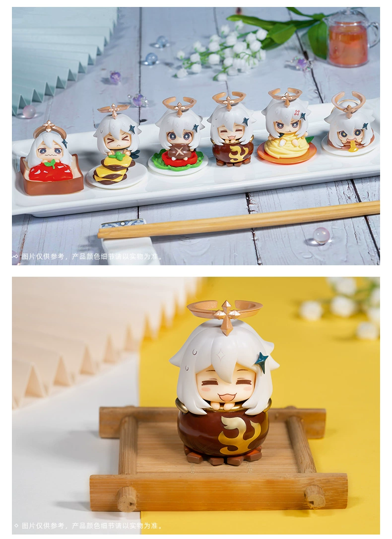 Figuras chibi de Paimon ¡No soy comida de emergencia! de Genshin Impact 4