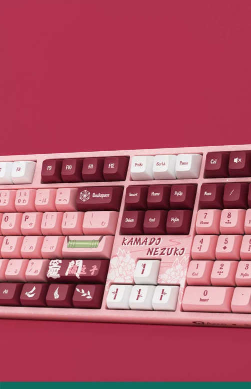 Teclado retroiluminado gaming de Demon Slayer de Kimetsu no Yaiba 6