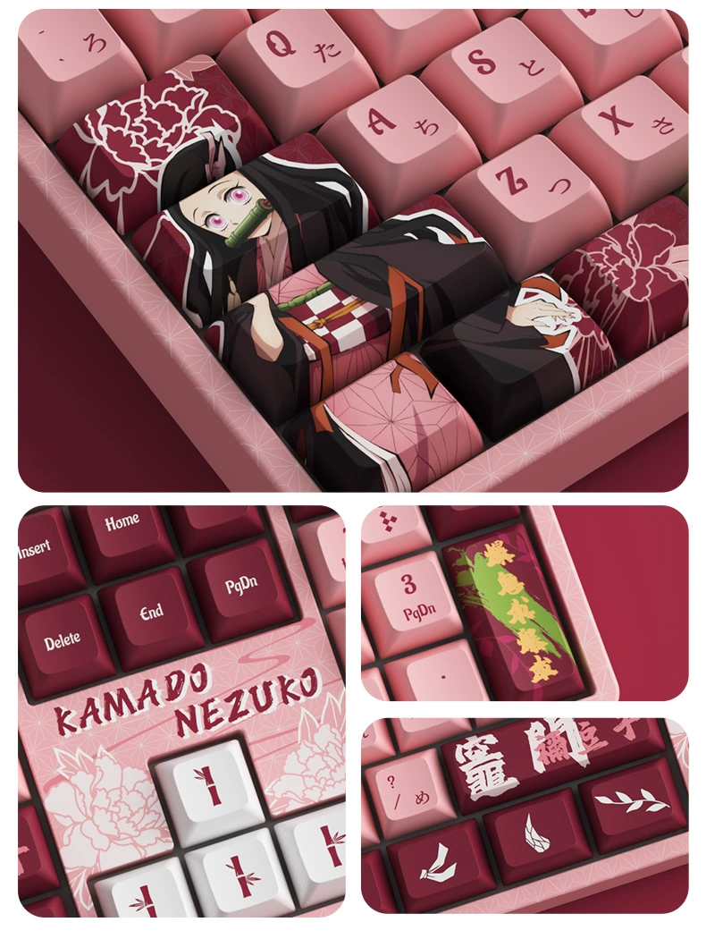 Teclado retroiluminado gaming de Demon Slayer de Kimetsu no Yaiba 8