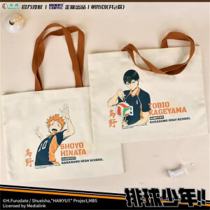 Bolsa de lona de Hinata Shoyo y Tobio Kageyama - Haikyu!!