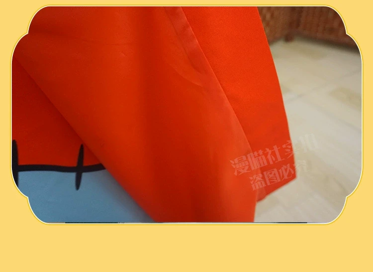 Yukata rojo de Luffy de Cosplay de One Piece País de Wano 9