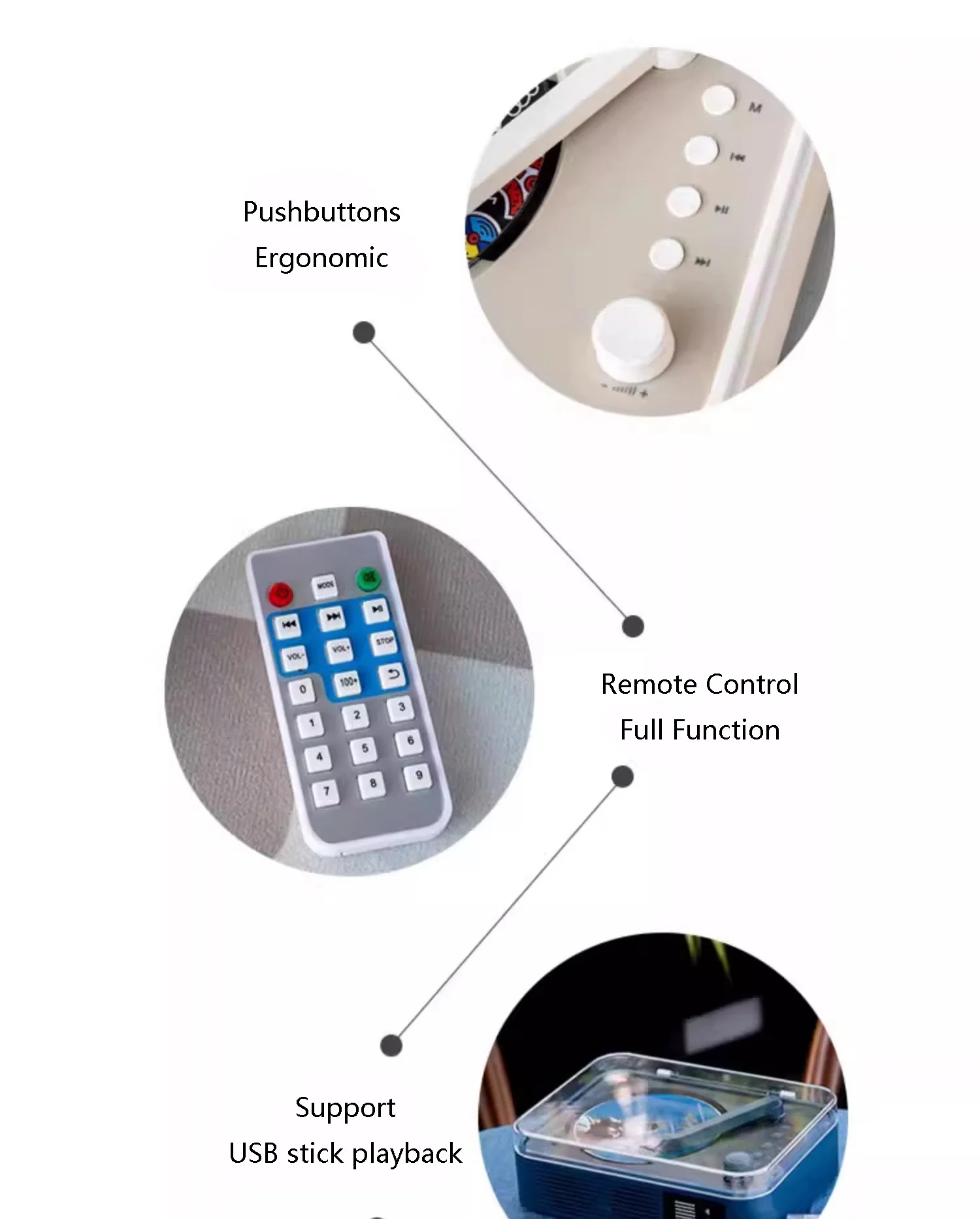 Reproductor CD portatil HiFi 3