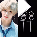 Pendiente de aro largo inspirado en V - BTS Pendiente de aro largo inspirado en V - BTS