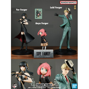 Figuras Ichibansho de Yor, Loid y Anya - SPY x FAMILY