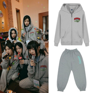 Chaqueta y pantalón de chándal de NewJeans - moda k-pop