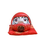 Daruma de la suerte japonés de cerámica de varios colores 4