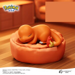 Figura oficial de Pokémon durmiendo Charmander con cojín New edición 2024 Figura oficial de Pokémon durmiendo Charmander con cojín New edición 2024
