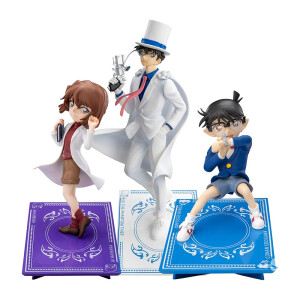 Figura de Shinichi, Ai y Kaito de Sega Luminasta Detective Conan