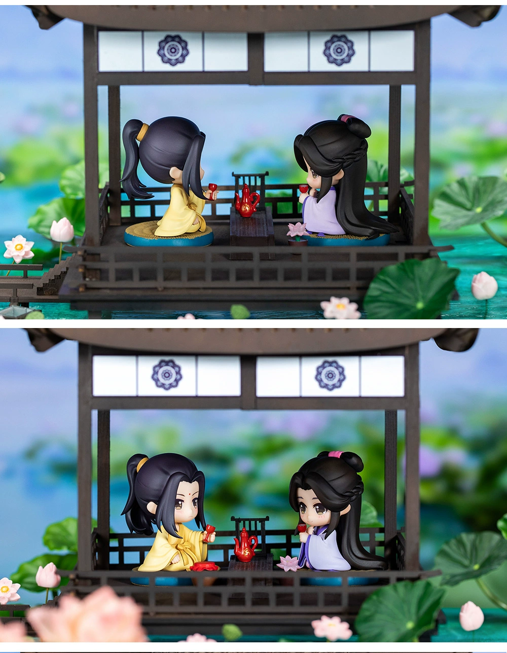 Set de figuras chibi Jin Zixuan y Jiang Yanli de Grandmaster of Demonic Cultivation 5