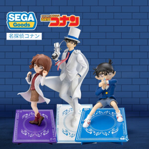 Figura de Shinichi, Ai y Kaito de Sega Luminasta - Detective Conan