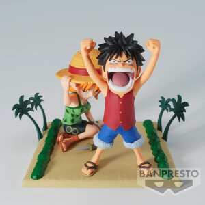 Figura de Luffy y Nami WCF Long Stories de One Piece