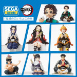 Figuras de Tanjiro, Nezuko, Zenitsu, Inosuke sentados de Demon Slayer Frikimall 1
