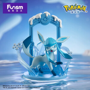 Figuras de Eevee y 8 evoluciones sentadas de Pokémon