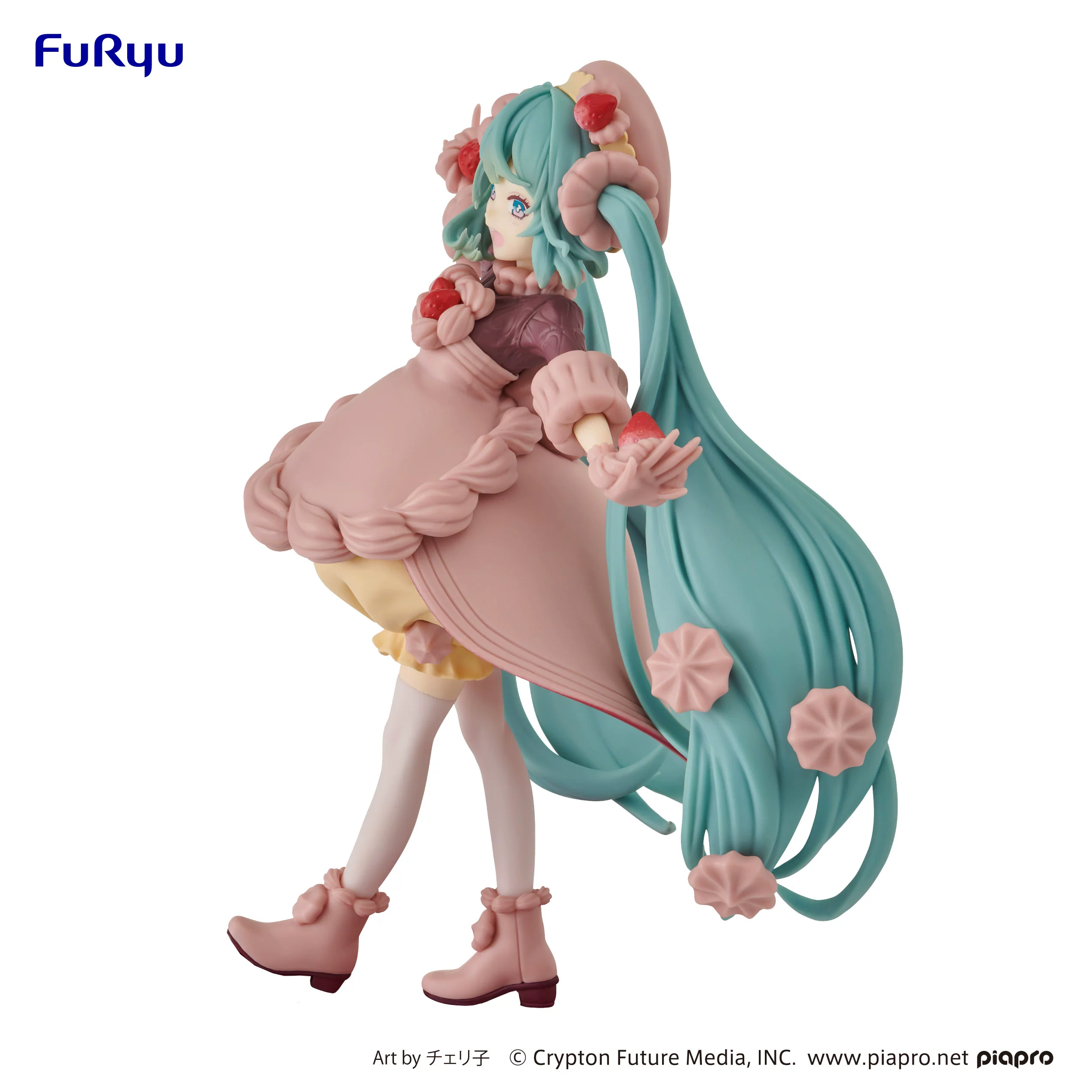 Figura Hatsune Miku Strawberry Chocolate Short Sweet Sweets Series FuRyu Frikimall 2