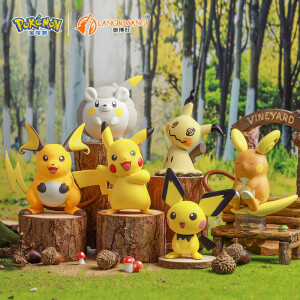 Figuras de Pokémon eléctrico - Pikachu, Raichu, Pichu, Mimikyu