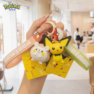 Llaveros Pokémon - Pikachu, Pichu, Eevee, Mimikyu, Togedemaru
