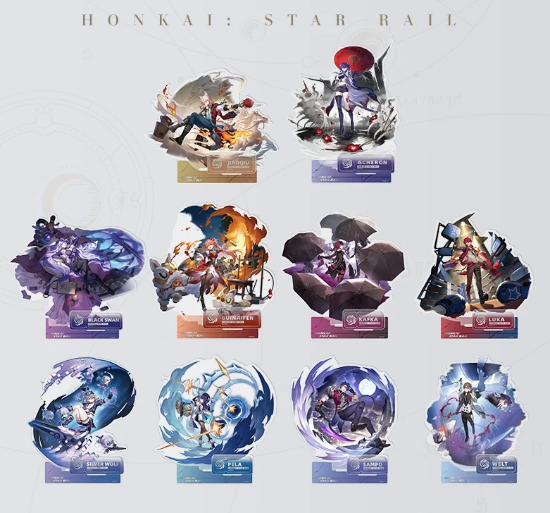 Colección acrílicos Honkai Star Rail - Vía de la Nihilidad