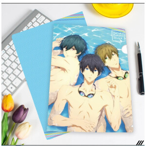 Archivador carpeta de plástico de Free! - Haruka, Makoto, Ikuya