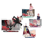 Acrílicos oficiales de Dan Da Dan - Momo, Okarun, Seiko, Aira Acrílicos oficiales de Dan Da Dan - Momo, Okarun, Seiko, Aira
