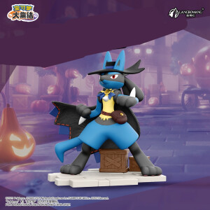 Figura oficial de Lucario con capa - Pokémon Unite