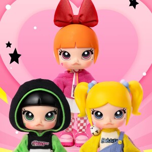 Figura oficial MOLLY The Powerpuff Girls Las Supernenas POPMART - 3 cajas sorpresa